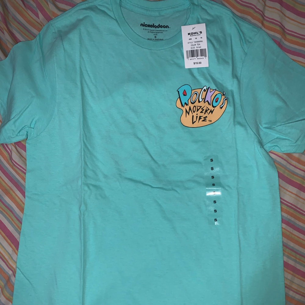 Nickelodeon Aqua Rocko's Modern Life Shirt